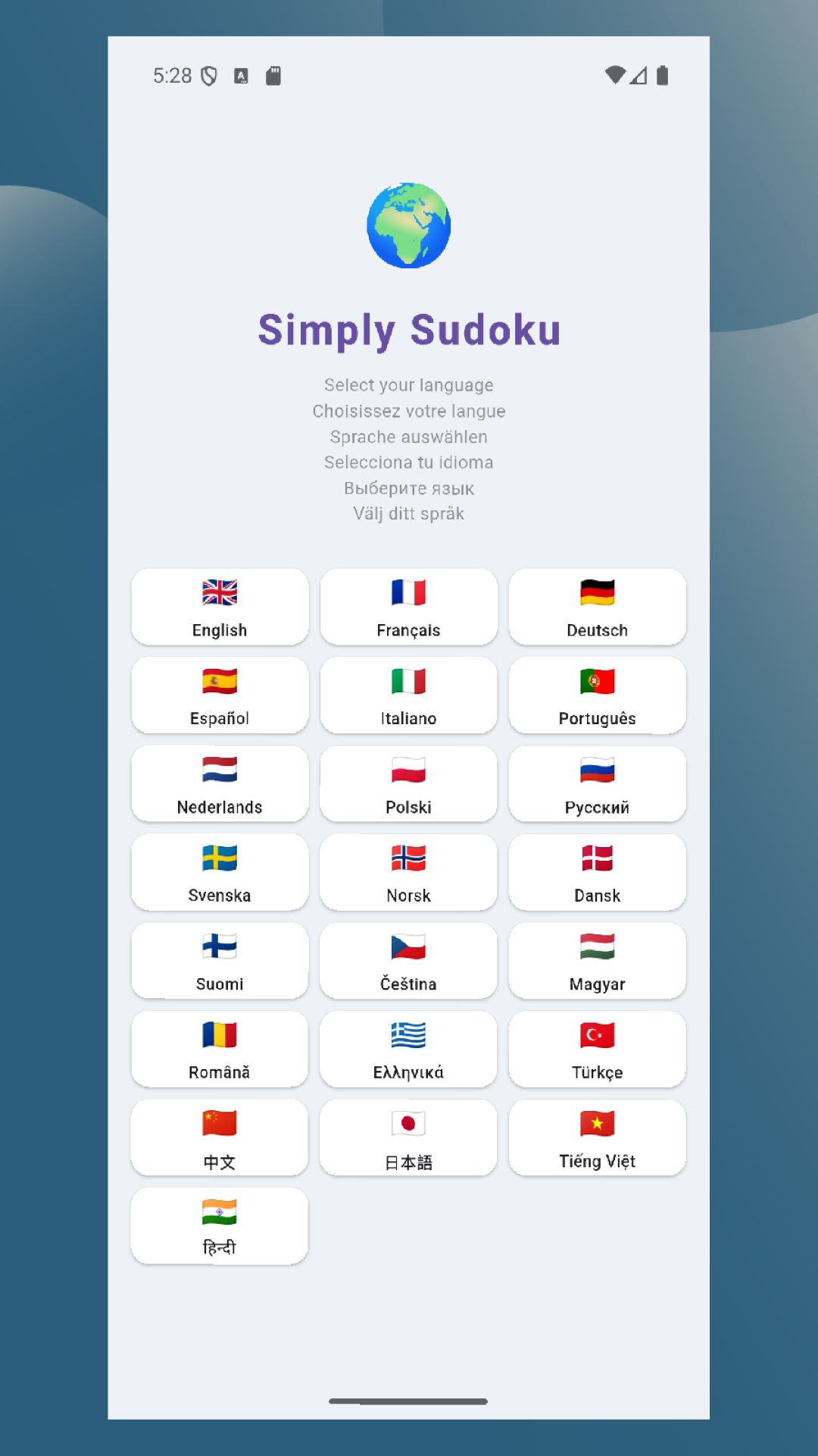 Simply Sudoku screenshot 01 ©F. Weiss